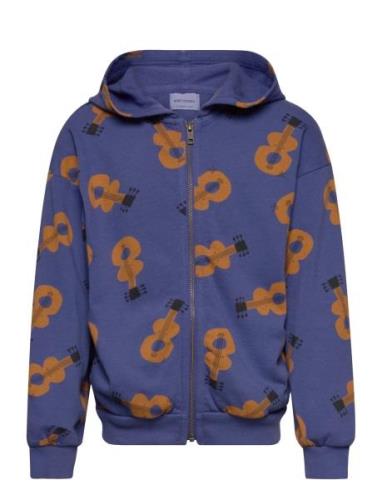 Acoustic Guitar All Over Hoodie Blue Bobo Choses