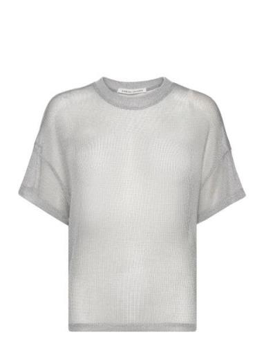 Metal Mesh T Shirt - Carabell Silver Rabens Sal R