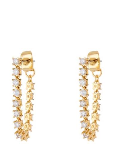 The Ballier Chain Studs-Gold Gold LUV AJ