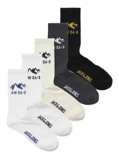 Jaccooper Tennis Socks 5 Pack White Jack & J S