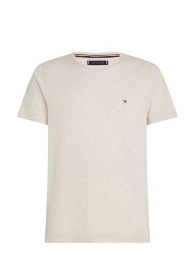 Stretch Slim Fit Tee Beige Tommy Hilfiger