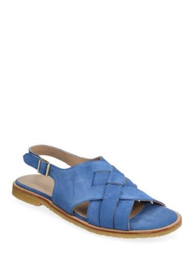 Sandals - Flat - Open Toe - Op Blue ANGULUS