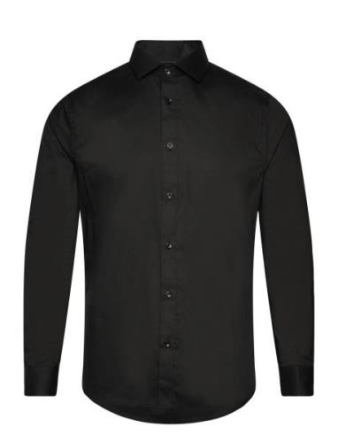 London Stretch Nano Shirt L/S Black Clean Cut Copenhagen