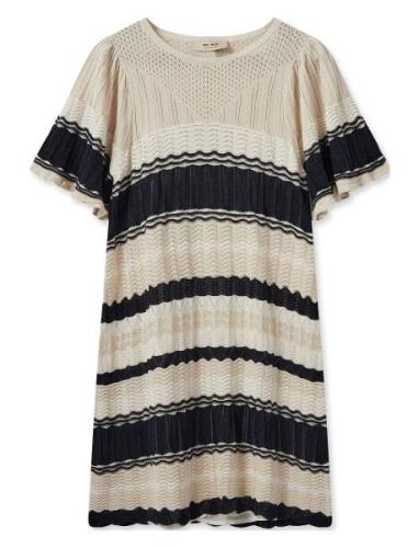 Spryett Knit Dress Beige MOS MOSH