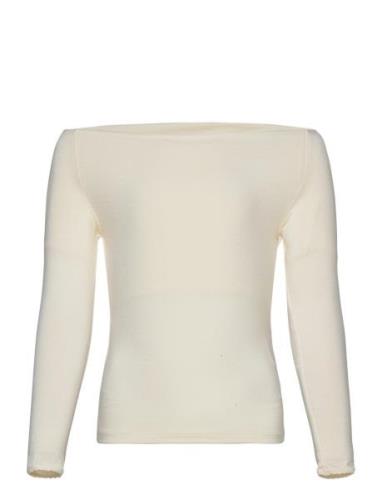 Viscose Long Sleeve Off Shoulder To White Rosemunde Kids