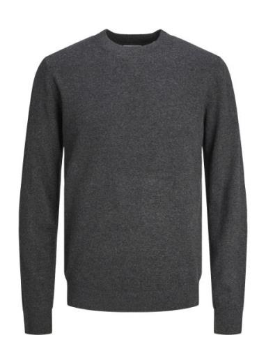 Jjecarter Knit Crew Neck Grey Jack & J S