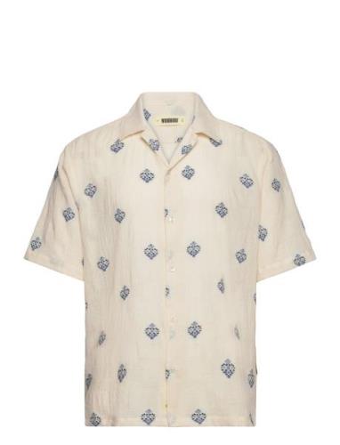 Wbsunny Flower Shirt Cream Woodbird