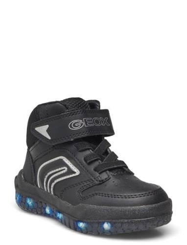 J Buzzerlight Boy Black GEOX