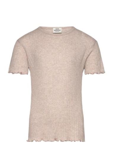 Pointella Trixina Tee Beige Mads Nørgaard