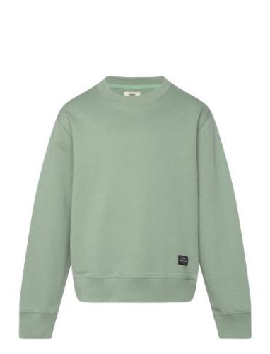 Light Terry Solo Sweatshirt Green Mads Nørgaard