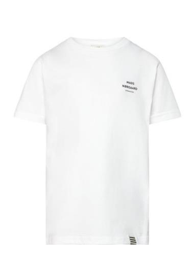 Printed Tee Thorlino Tee White Mads Nørgaard