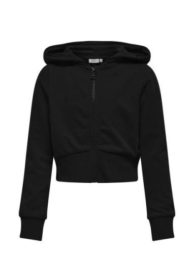 Kogbella Life L/S Zip Hood Short Ub Swt Black Kids Only