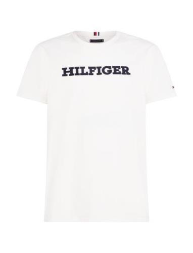 Twill Embroidery Monotype Tee White Tommy Hilfiger