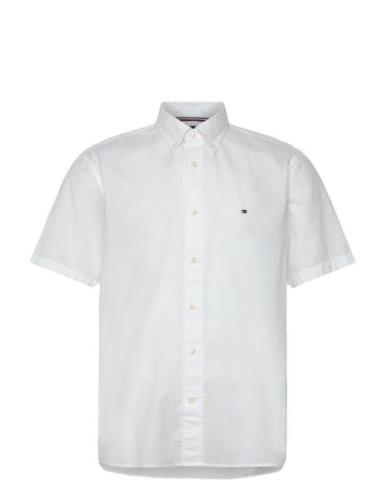 Flex Poplin Rf Shirt S/S White Tommy Hilfiger