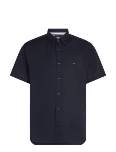 Flex Poplin Rf Shirt S/S Navy Tommy Hilfiger