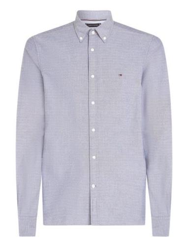 Oxford Dobby Sf Shirt Blue Tommy Hilfiger