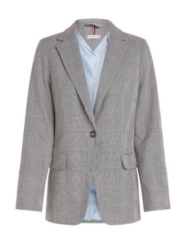 Pow Check Regular Blazer Grey Tommy Hilfiger