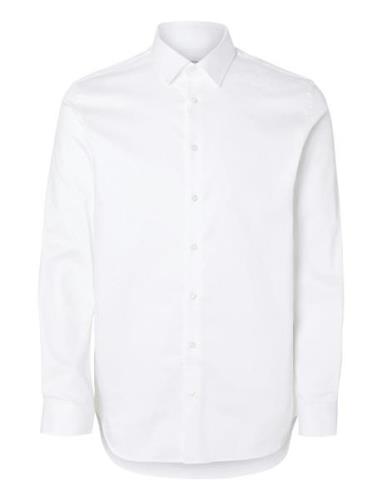 Slhslim-Performance Shirt Ls Noos White Selected Homme