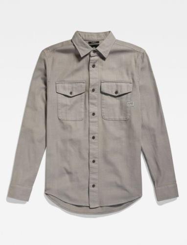 Marine Slim Shirt L\S Grey G-Star RAW