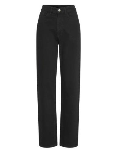 Vikelly Jaf Hw Straight Jeans-Noos Black Vila