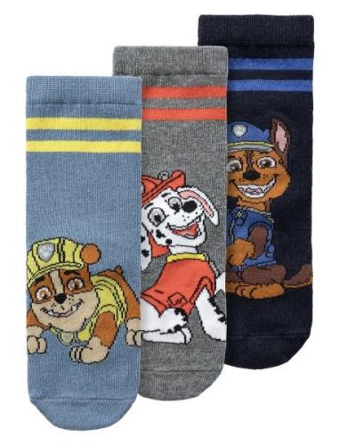 Nmmjax Pawpatrol 3P Sock Cplg Navy Name It