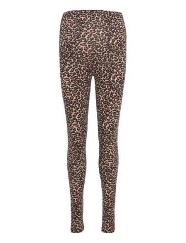 Olmlovely Life Leo Aop Leggings Jrs Brown Only Maternity