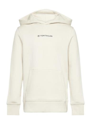 Printed Hoody Cream Tom Tailor