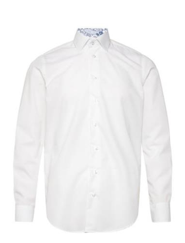 Poplin W. Paisley Contrast White Bosweel Shirts Est. 1937