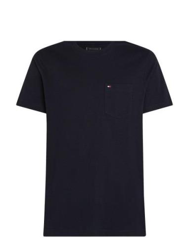 Essential Solid Pocket Tee Navy Tommy Hilfiger