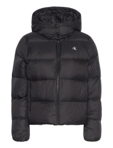 Mw Down Short Puffer Black Calvin Klein Jeans