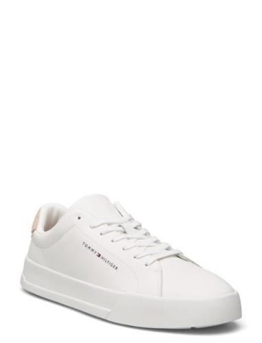 Th Court Leather Grain Ess White Tommy Hilfiger