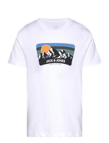 Jjpeak Tee Ss Crew Neck Jnr White Jack & J S