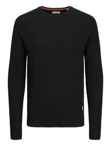 Jjpannel Knit Crew Neck Aw24 Black Jack & J S