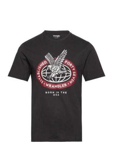 Americana Tee Black Wrangler