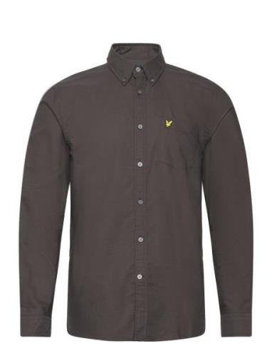 Plain Oxford Shirt Brown Lyle & Scott