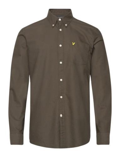 Plain Oxford Shirt Green Lyle & Scott