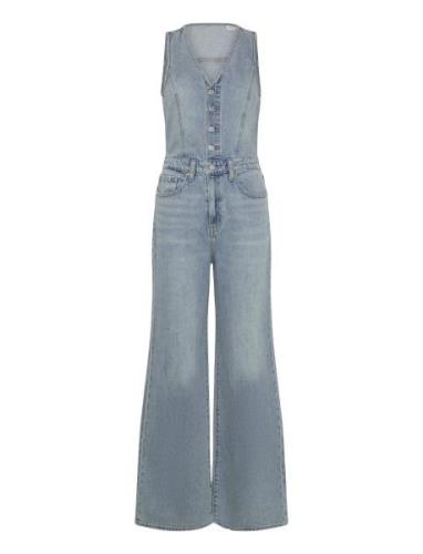 Dnm Vest Widelg Jumpsuit Dive Deep Blue LEVI´S Women