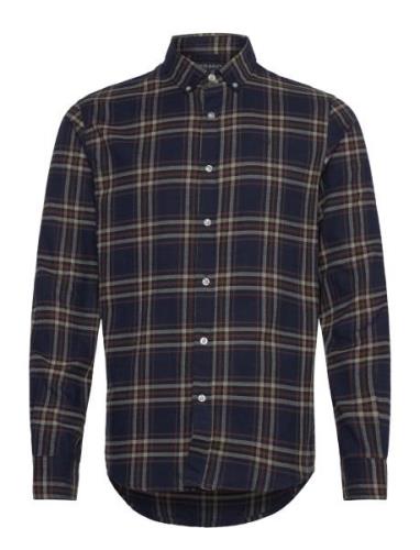 Ned Checked Shirt Navy Sebago