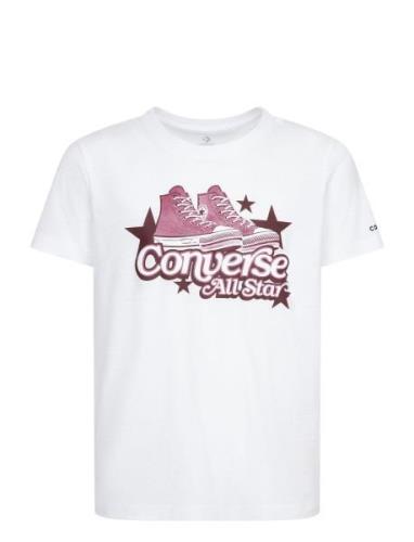 Converse Retro Sneaker Graphic Tee White Converse