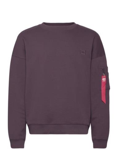 Alpha Essentials Rl Sweater Purple Alpha Industries