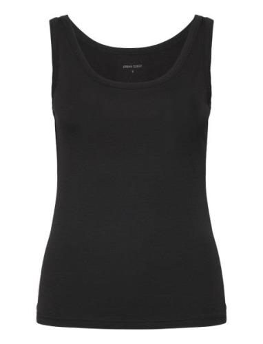 Women Bamboo Tank Top Black URBAN QUEST