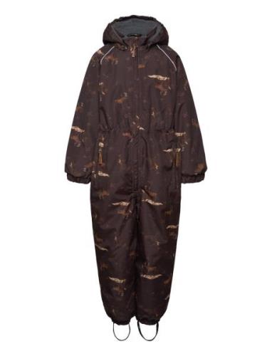 Polyester Junior Suit - Aop Forrest Brown Mikk-line