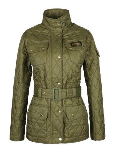 B.intl International Q Doeskin-10 Green Barbour