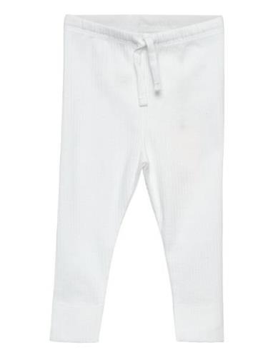 Rib Jersey Leggings W. String White Copenhagen Colors