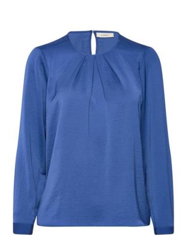 Dotaiw Pleat Blouse Blue InWear