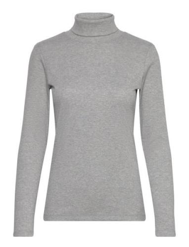 Dagnaiw Rollneck Melange Ls Grey InWear