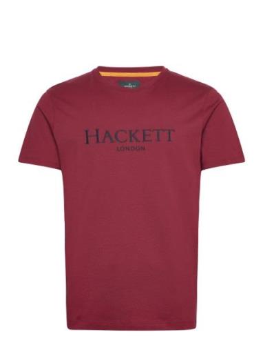 Heritage Classic Tee Burgundy Hackett London