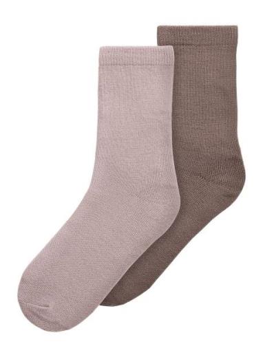 Nkfwakta Wo/Vi 2P Sock Purple Name It