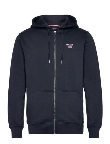 Liam Zip Hood Navy Sebago