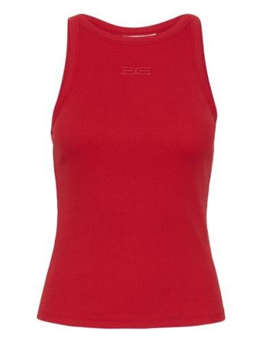 Drewgz Sl Logo Tank Red Gestuz